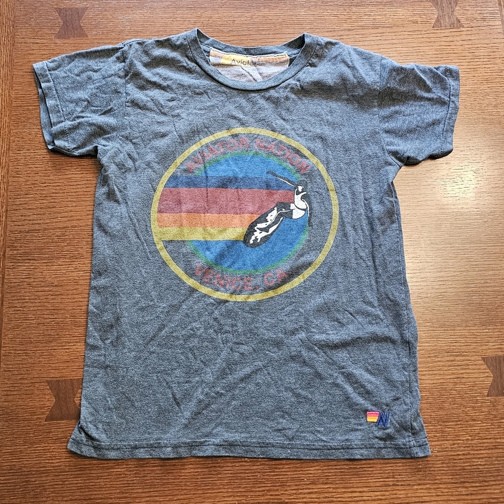 Aviator Nation Kids Venice, CA Short Sleeve Tee Size 12